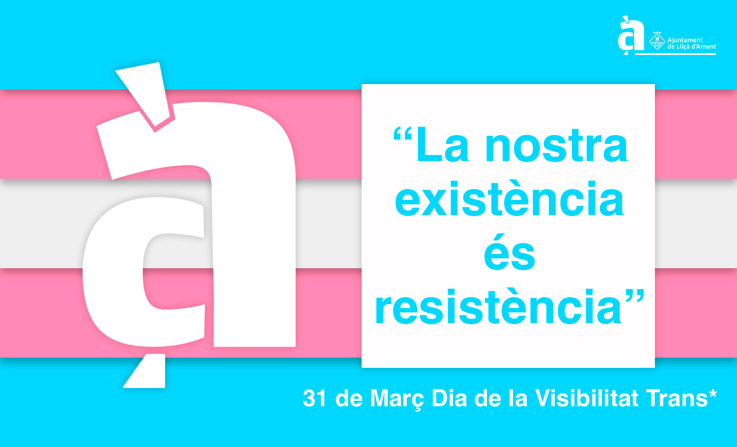 31 de març, Dia de la visibilitat trans*