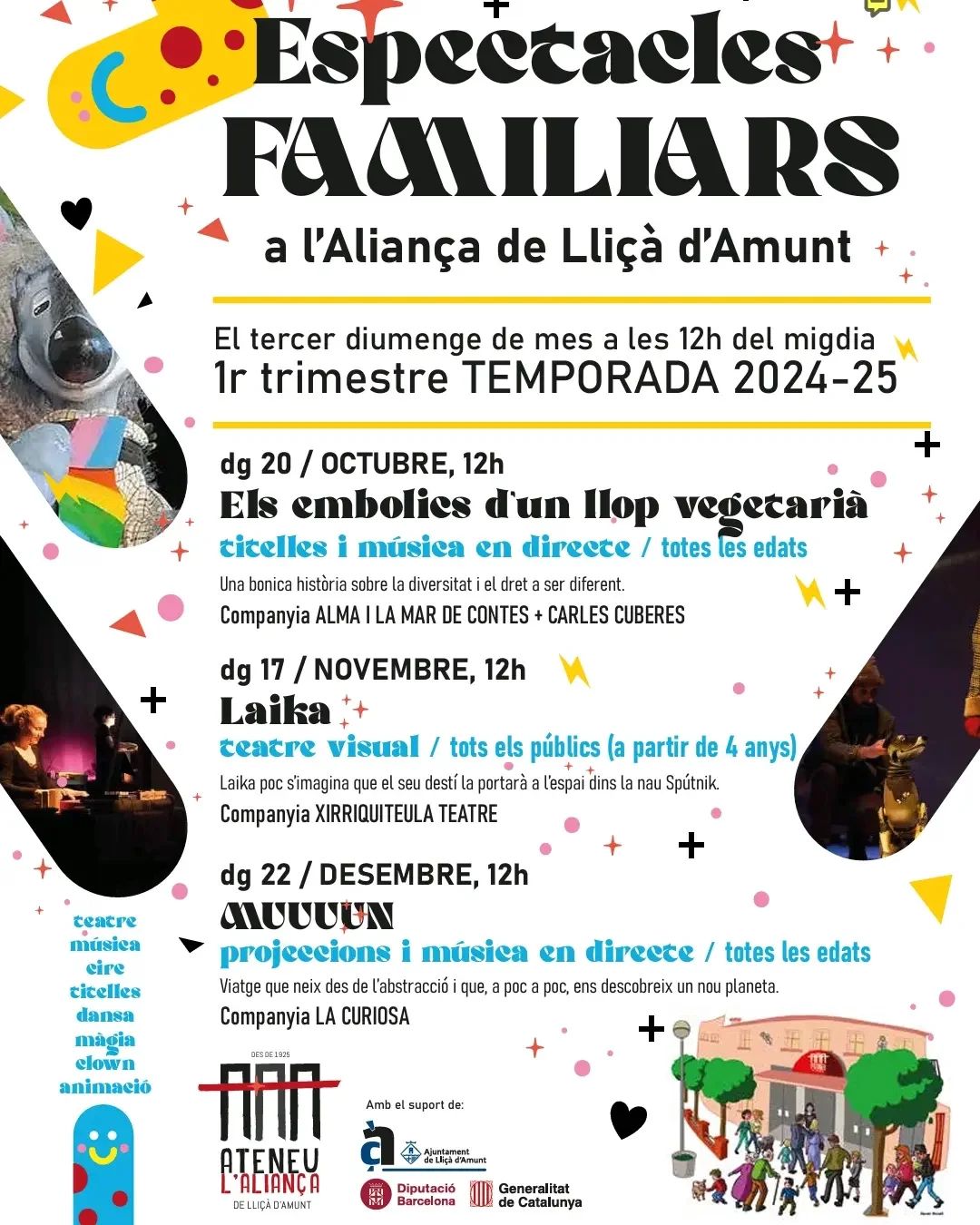 Espectacles familiars a l'Aliança