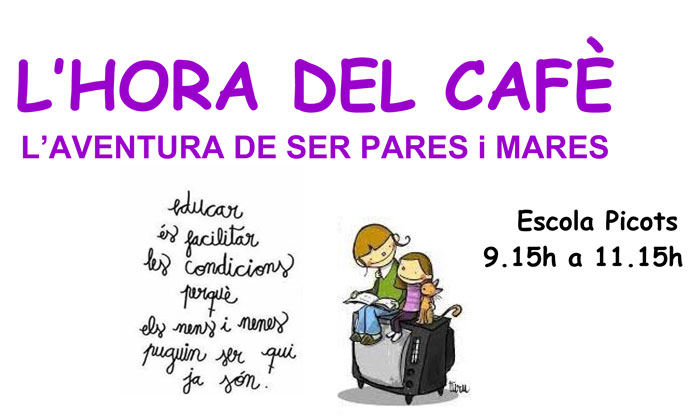 L'Hora del Cafè, espai per compartir temes de la criança dels fills i filles