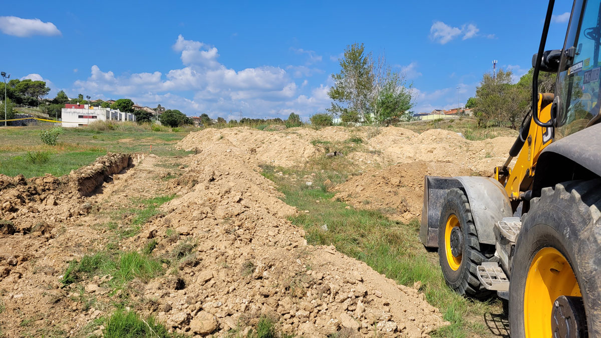 Obres al Parc de Ca l'Artigues