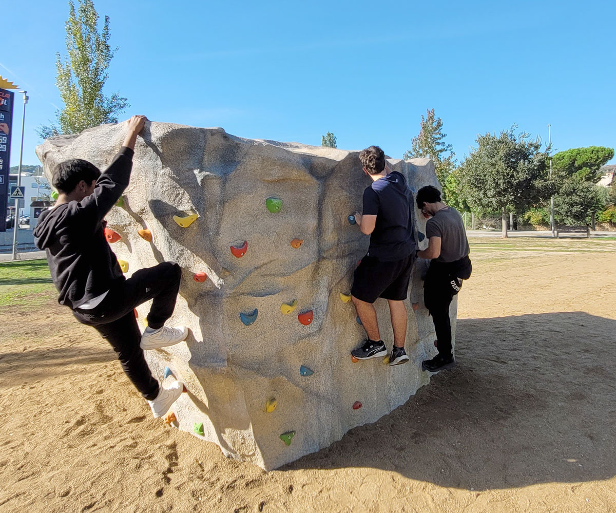 Instal·lació d'un Rocòdrom al Parc de la Felicitat