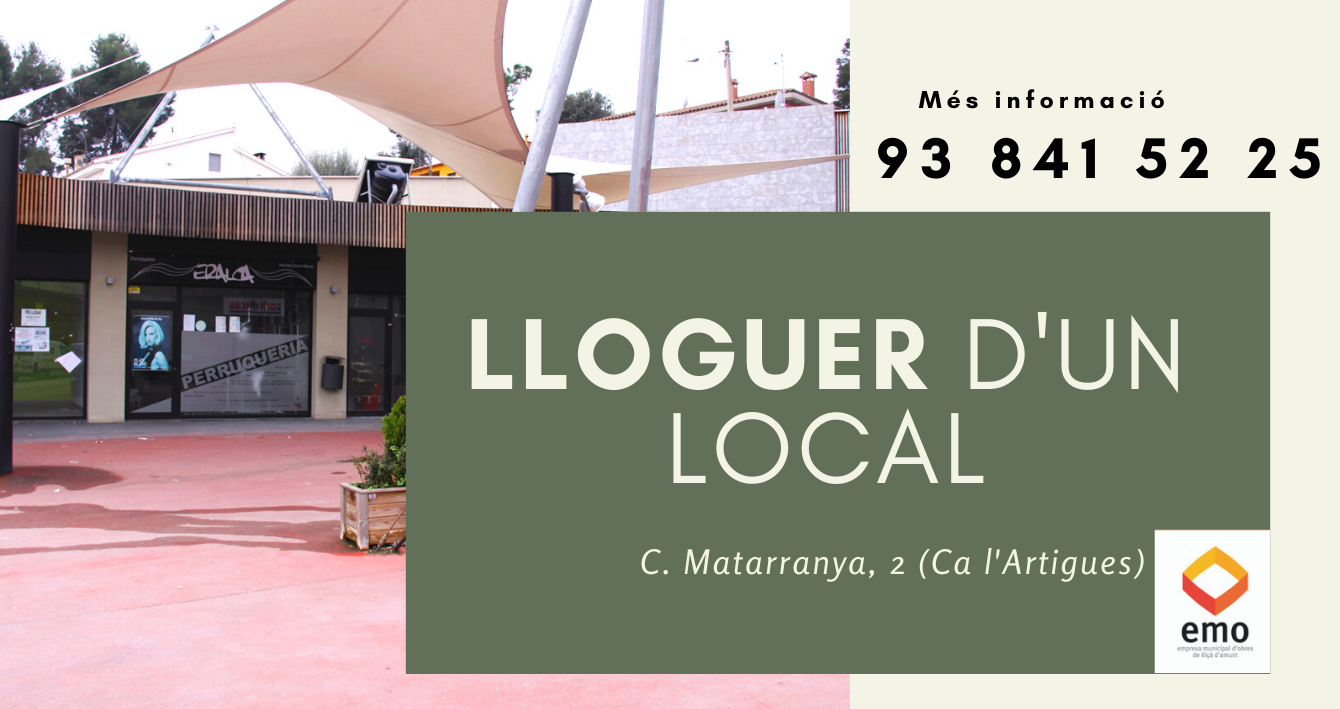 Lloguer d'un local al Mercat municipal de Ca l'Artigues    