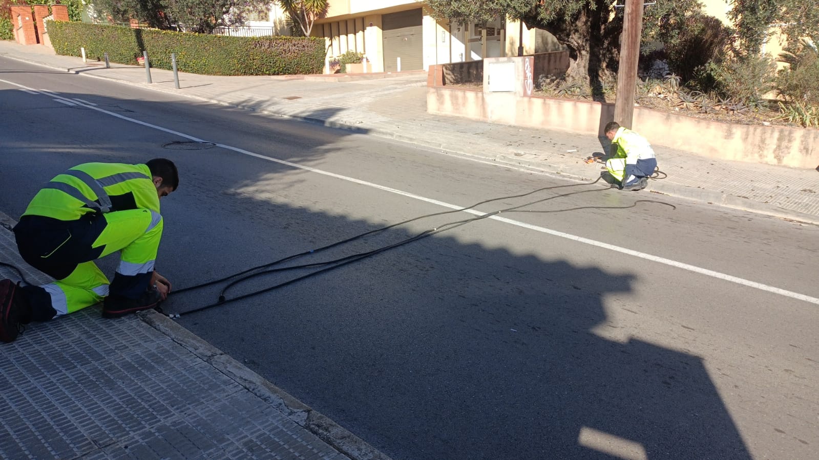 S'instal·len aforadors per estudiar la mobilitat de diversos punts del municipi