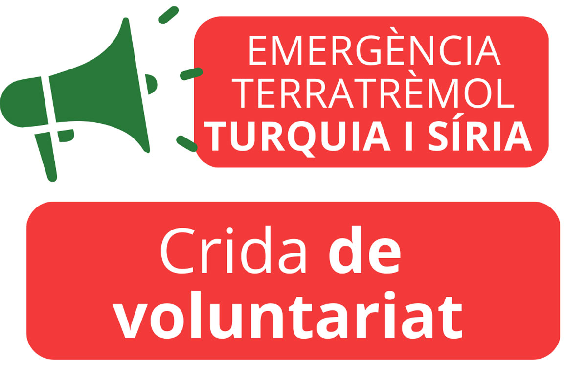 Emergència terratrèmol: Crida de voluntariat 