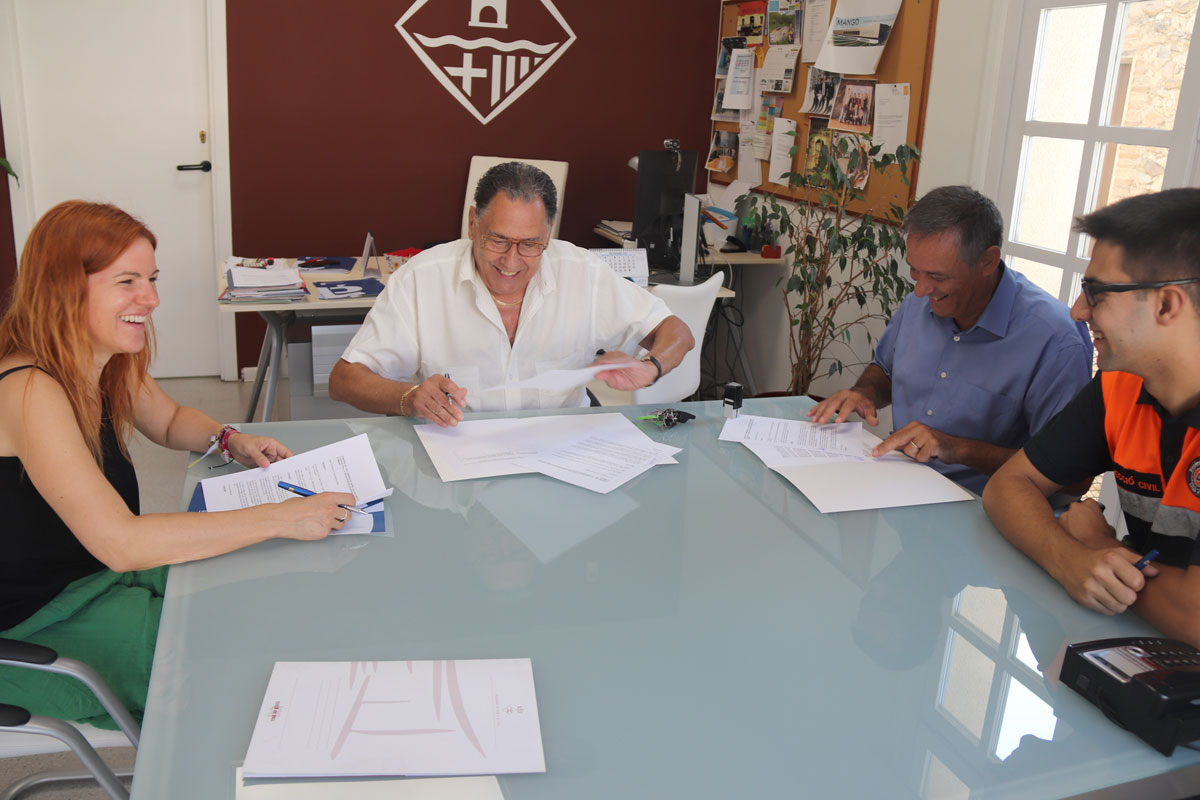 Els ajuntaments de Lliçà d'Amunt i Lliçà de Vall i l'Associació de Voluntaris de Protecció Civil signen un conveni de col·laboració