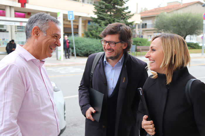 L'Ajuntament rep la visita de la diputada de Desenvolupament econòmic, Turisme i Comerç de la Diputació de Barcelona